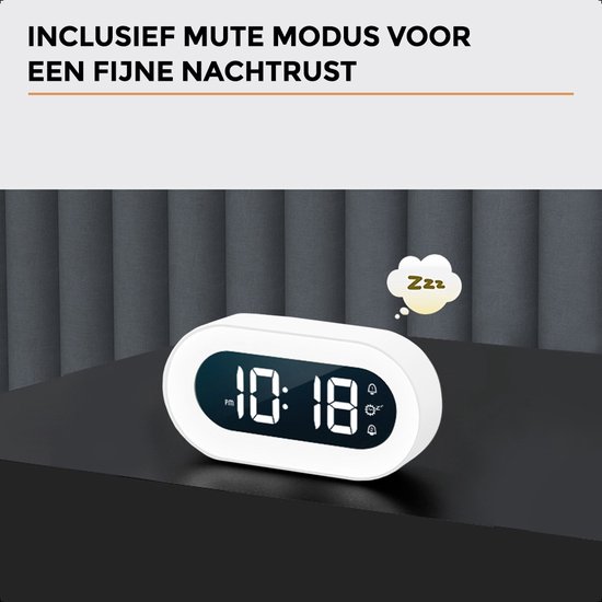 Nince Wekker van Hoge Kwaliteit - Alarm Wekker Digitaal & Draadloos -  Digitale Wekker... | bol.com