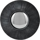 Clayre & Eef Miroir Ø 23 cm Gris Plastique Rond Miroir convexe