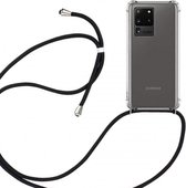 Samsung Galaxy S20 Ultra transparant TPU hoesje met koord
