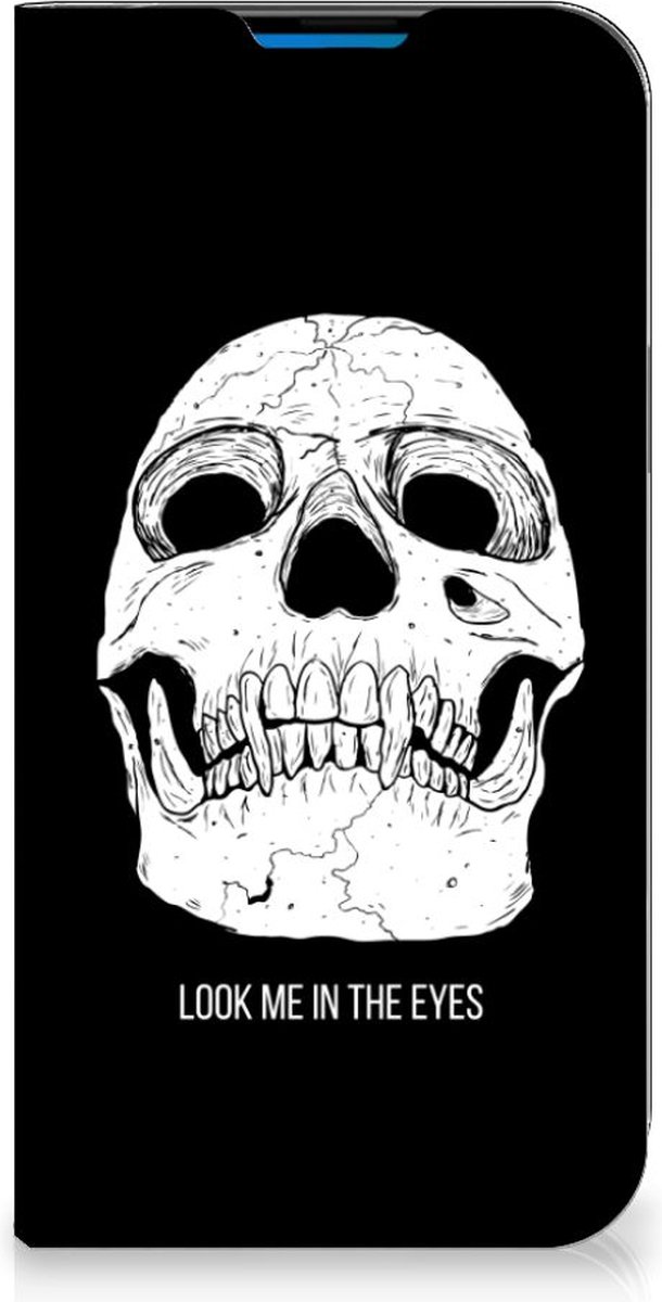 Mobiel BookCase iPhone 14 Pro Max Skull Eyes