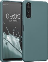 kwmobile telefoonhoesje geschikt voor Sony Xperia 10 IV - Hoesje voor smartphone - Back cover in Arctische nacht