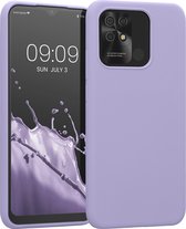 kwmobile telefoonhoesje geschikt voor Xiaomi Redmi 10C - Hoesje met siliconen coating - Smartphone case in lavendel