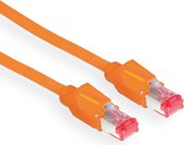 Câble réseau Draka UC900 premium S/FTP CAT6 Gigabit / orange - 7 mètres