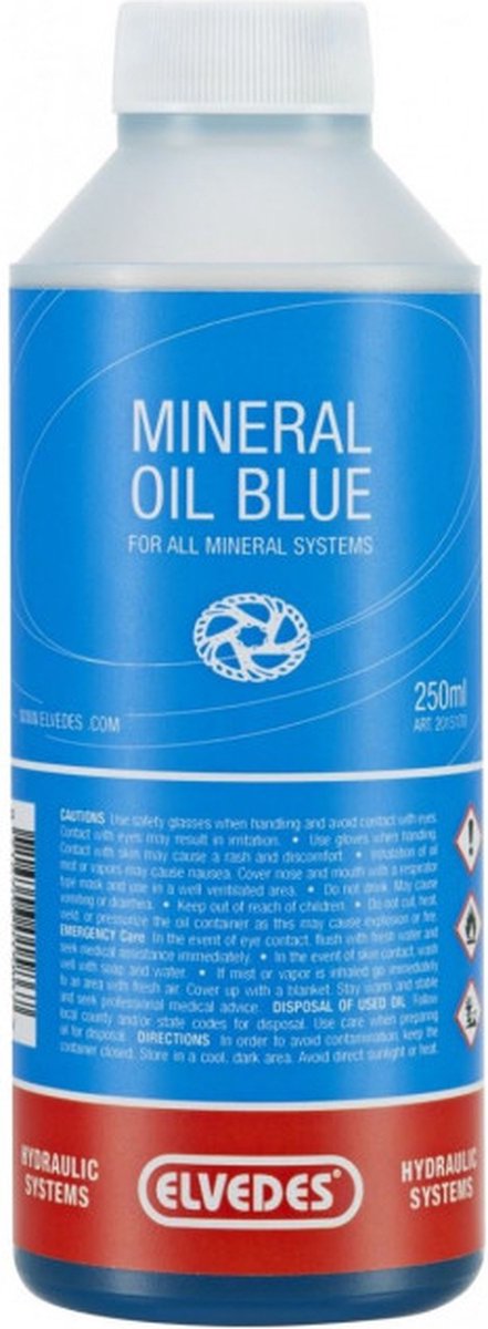 Elvedes Blauwe mineraalolie voor hydraulische schijfremmen - 250 ml van Elvedes — afbeelding 4