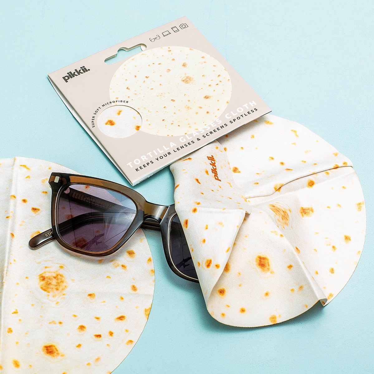 Goedkoopste Pikkii Microfiber schoonmaakdoekje - Tortilla