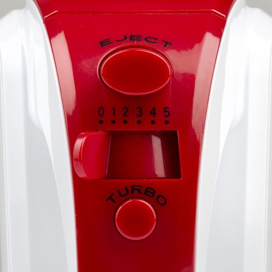 Girmi SB02 Handmixer 170 W Rood, Wit van Girmi — afbeelding 2