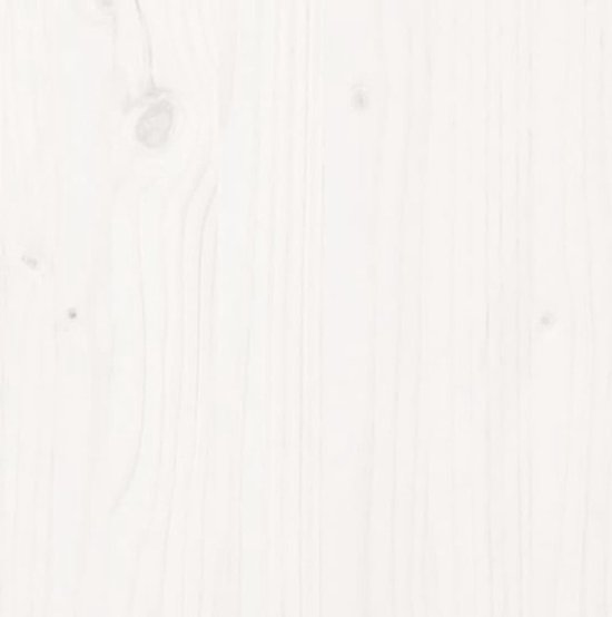 vidaXL Tête de lit Blanc 126 x 4 x 104 cm Bois de pin massif