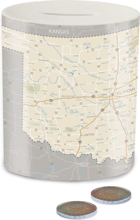 Fosoloni Tirelire Pour Enfants - Incassable - En Résine - Marron - Lion - Ornement - Pour Garçons Et Filles - Réutilisable (gris) (marron