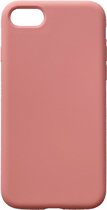 Casemania Hoesje Geschikt voor Apple iPhone 7 & 8 Plus Zalm Roze - Liquid Siliconen Back Cover