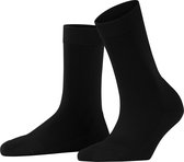 FALKE ClimaWool duurzaam lyocell merinowol sokken dames zwart - Maat 37-38