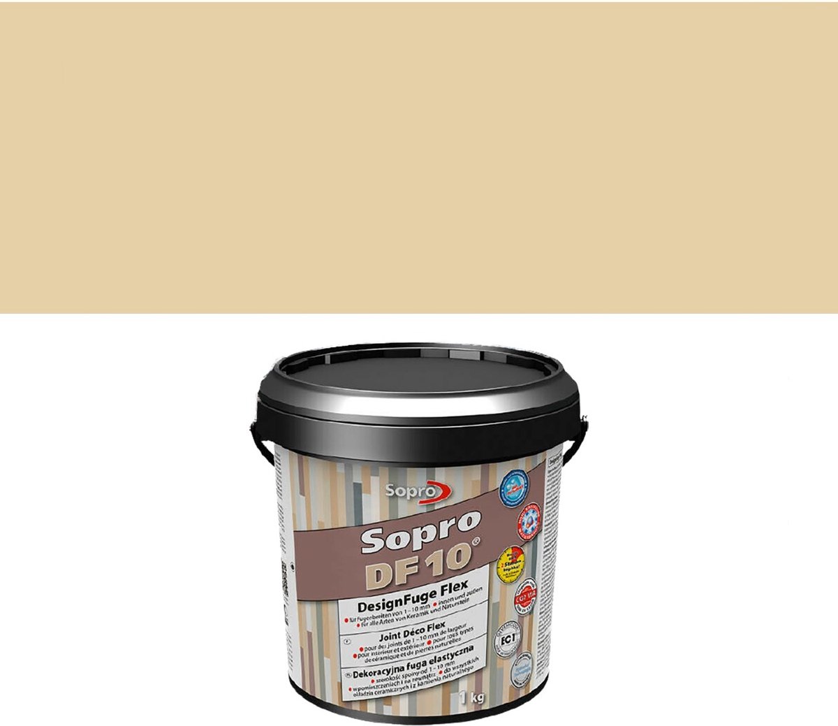 Sopro DF10 Voegmortel Designvoeg Flex 1 kg Beige nr 32