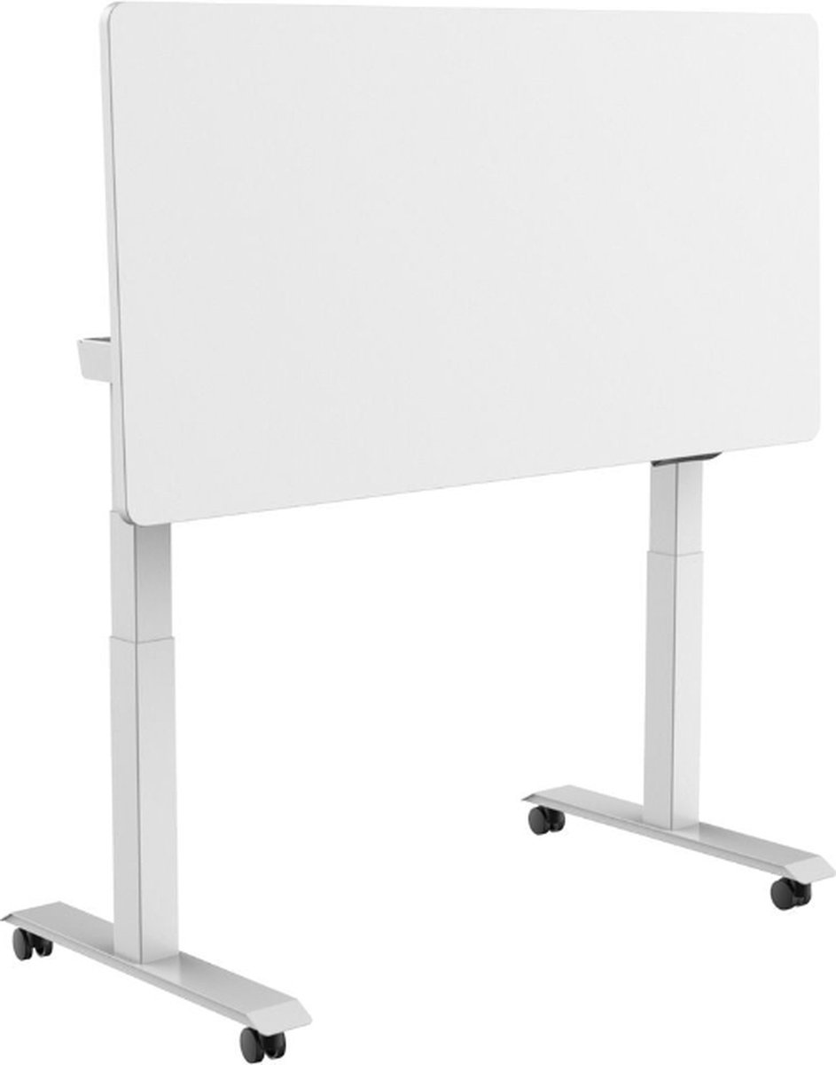 Euroseats Elektrisch verstelbaar - opklapbaar en verrijdbaar bureau - 160x80 cm - Wit