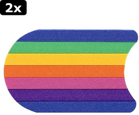 Comfy Kick Step - 48x30x3cm Regenboog Kleuren | Kinder Step Board