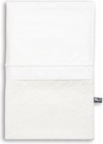 Housse de couette Baby's Only 100x135 cm Cable blanc