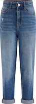 WE Fashion Meisjes high rise mom fit jeans met stretch - Maat 146