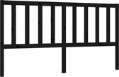 vidaXL Tête de lit - 186x4x100 cm - Bois de pin Massief - Tête de lit Zwart - Tête de lit - Tête de lit en bois - Décoration de lit - Décoration de chambre