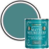 Peinture pour meubles lavable mate verte Rust-Oleum - Plume de paon 750 ml
