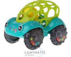 Speelgoed Auto - Oball - Speelgoedvoertuig - Baby Rammelaar - Baby Auto Rammelaar - Rammelaar - Ontwikkeling en Educatief Speelgoed - Speelgoed 3 Jaar - Kraamcadeau - Baby Speelgoed | Luminatic® | Turqoise
