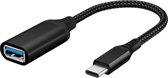 AdroitGoods USB-C naar USB-A adapter OTG Converter USB 3.0 | USB C to USB A HUB | Verloop - Zwart