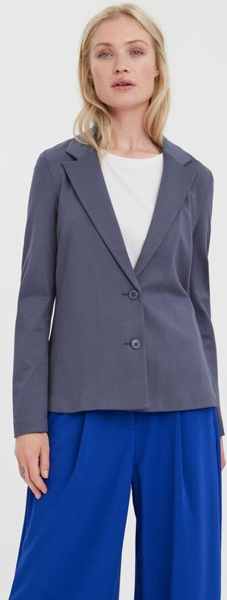 Vero Moda VMEVA LS SLIM BLAZER - Ombre Blue Blue