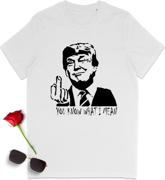 Dames t shirt met print Donald Trump vrouwen tshirt Maten S t/m