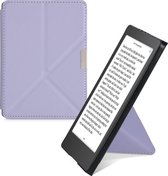 kwmobile case geschikt voor Kobo Aura Edition 2 - Met standaard - E reader cover van kunstleer - In lavendel