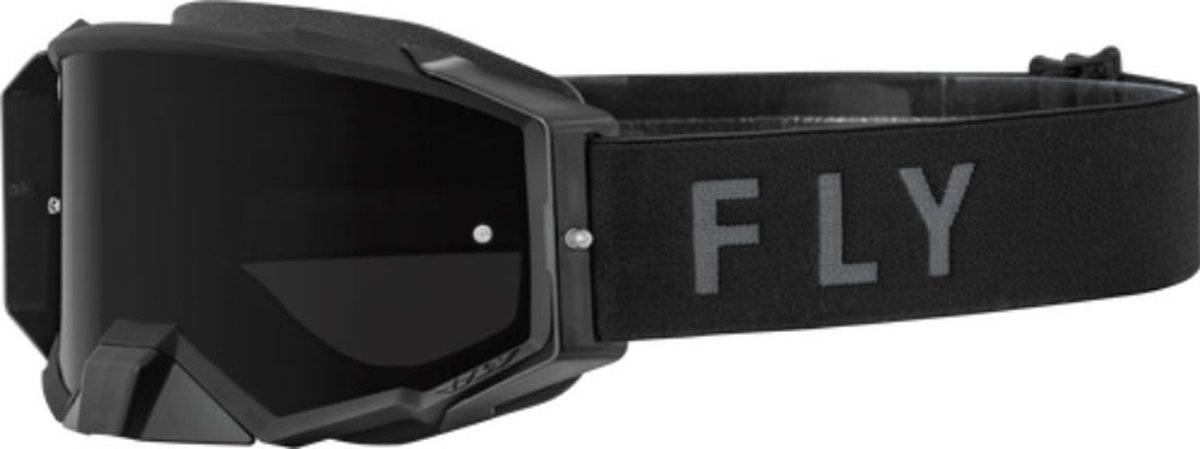 FLY Racing Zone Pro Goggle Black W Dark Smoke Lens