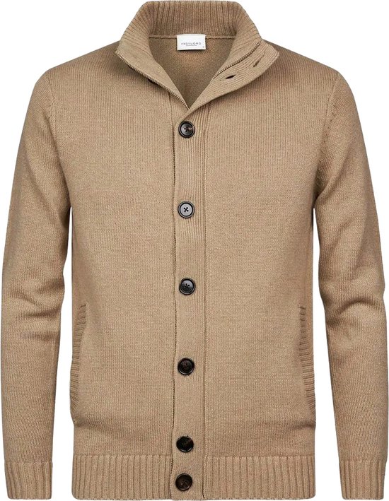 Cardigan Homme Profuomo Camel taille XL | bol.com