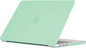 Mobigear Laptophoes geschikt voor Apple MacBook Pro 14 Inch (2021-2024) Hoes Hardshell Laptopcover MacBook Case | Mobigear Cream Matte - Groen - Model A2442 / A2779 / A2918 / A2992