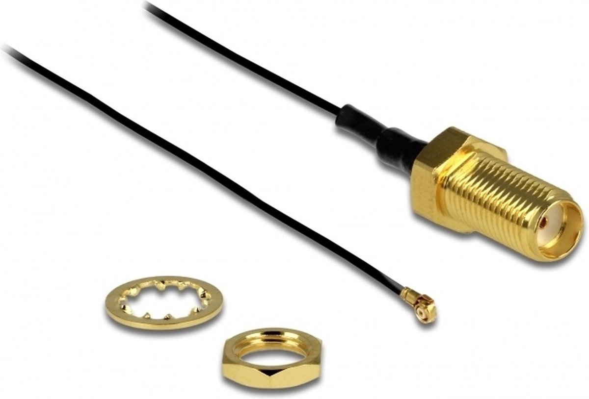 DeLOCK 88814 coax-kabel 0.2 m MHF IV (I-PEX) HSC MXHP32 Grijs