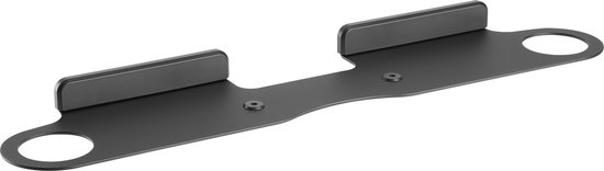 Muurbeugel Sonos BEAM 1 & 2 soundbar zwart staal wandsteun stevige montage