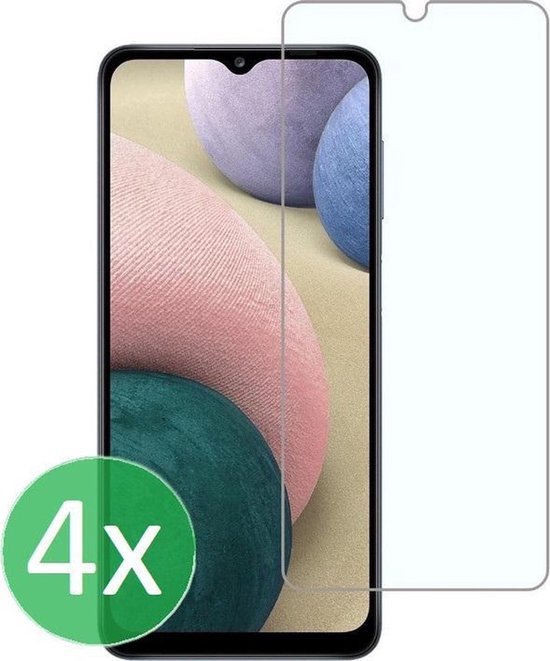 Geschikt Voor: Samsung Galaxy A12 5G / A32 5G / A22 5G / A13 4G & 5G / A23 4G & 5G / A04s / M23 Screenprotector 4x - screen protector - glas - bescherm - beschermglas - ZT Accessoires