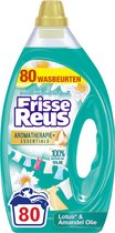 Bol.com Frisse Reus Lotus Amandel Gel Wasmiddel - Vloeibaar - 80 wasbeurten - Voordeelverpakking aanbieding