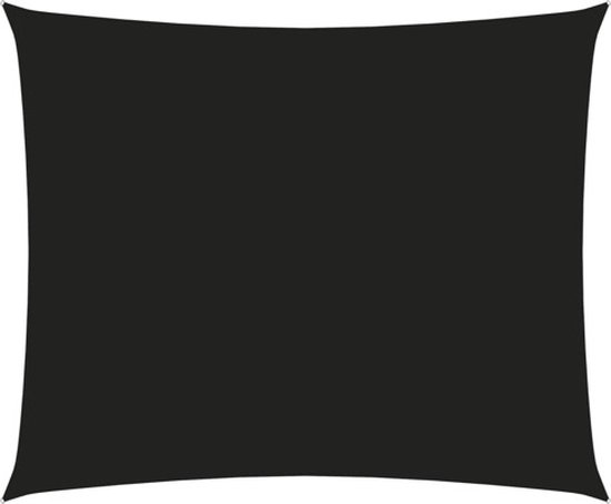 vidaXL Parasol Rectangulaire 2x3 m Tissu Oxford Noir