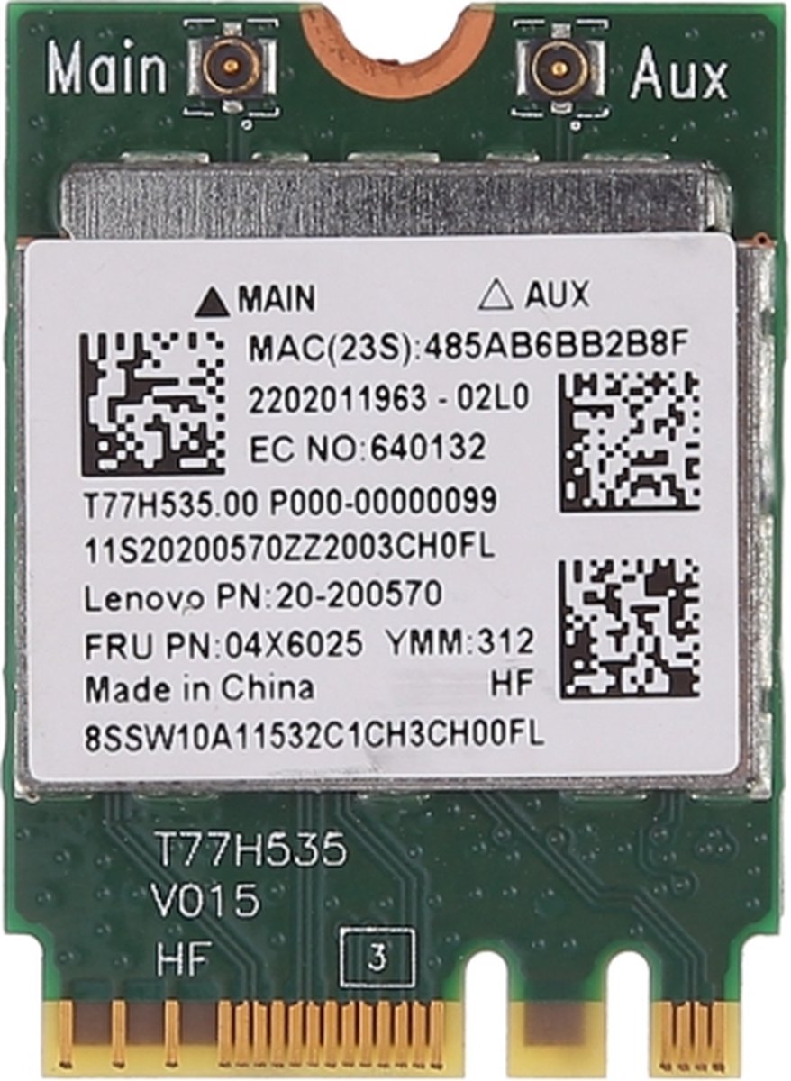 RTL8723BE 300Mbps 802.11n M2 NGFF draadloze kaart Mini PCI E WiFi-adapter + Bluetooth 4.0 voor Lenovo E450 E550 E555 Y50 04x6025