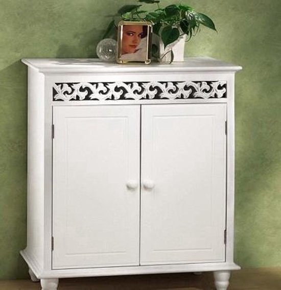Monzana Commode -armoire en blanc