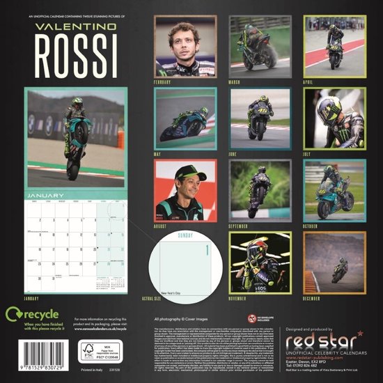 Valentino Rossi Kalender 2023  bol.com