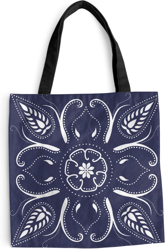 GURU-SHOP Ethno Boho schoudertas Goa Bag mandala zwart/rood uniseks volwassenen, katoen, 26 x 33 x 5 cm, schoudertassen, zwart/turquoise, één maat, Zwart/Turkoois
