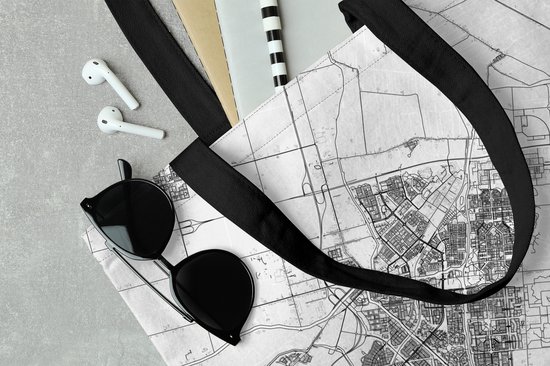 Sac bandoulière - Sac de plage - Shopper City map Purmerend - 45x45 cm - Sac en coton