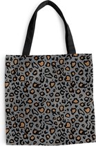 Sac bandoulière - Sac de plage - Shopper Panthère - Motifs - Animaux - 45x45 cm - Sac en coton