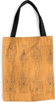 MuchoWow® Schoudertas - Strandtas - Big Shopper - Boodschappentas - Carnaval - Joker - Patronen - 40x50 cm - Katoenen tas