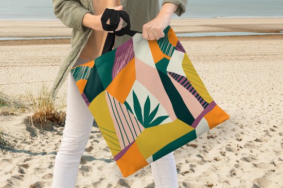 Sac Bandoulière - Sac De Plage - Shopper Fruit - Illustration - Couleurs - 40x40 cm - Sac Coton