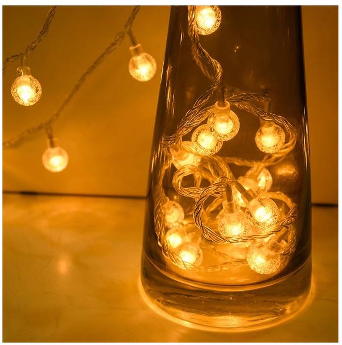 Lichtendirect- Lichtslinger -Kerstboom verlichting-10 meter- 100 mini LED- Decoratie lamp- sfeer verlichting- Lichtsnoer