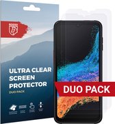 Rosso Screen Protector Ultra Clear Duo Pack Geschikt voor Samsung Galaxy Xcover 6 Pro | TPU Folie | Case Friendly | 2 Stuks