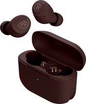 JLab Go Air Tones Écouteurs True Wireless Stereo (TWS) Ecouteurs Appels/Musique Bluetooth Marron