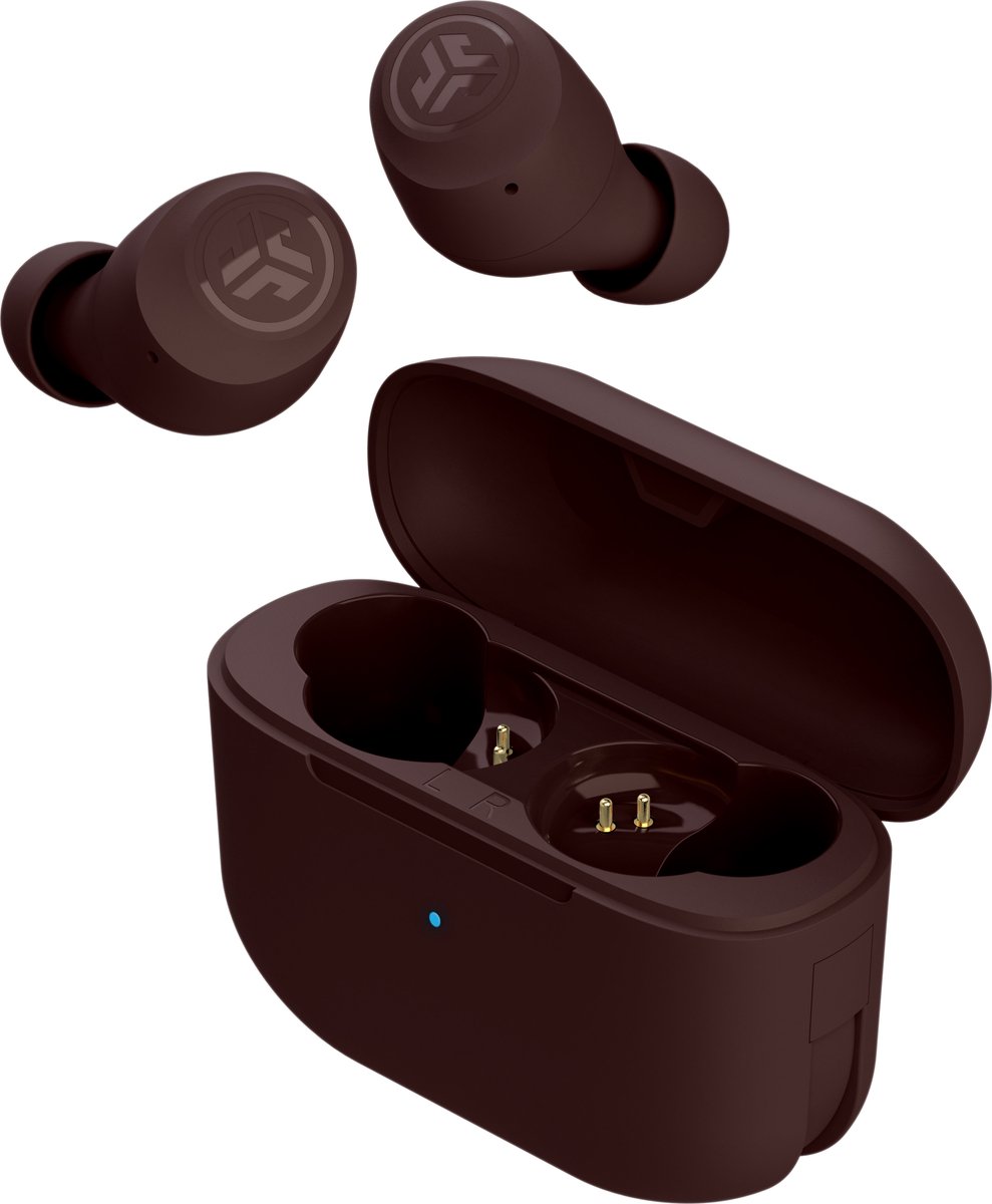 JLab Go Air POP Tones Draadloze Oordopjes - oortjes draadloos - 32 uur Speeltijd - EQ Geluidsinstellingen - Bluetooth 5.1 - Oplaadcase met ingebouwde Oplaadkabel – Pantone 4975