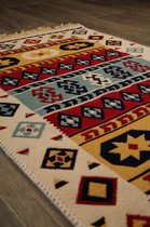 Tapijt Caïro - Vloerkleed 60x90 - Carpet - Kelim dubbelzijdig