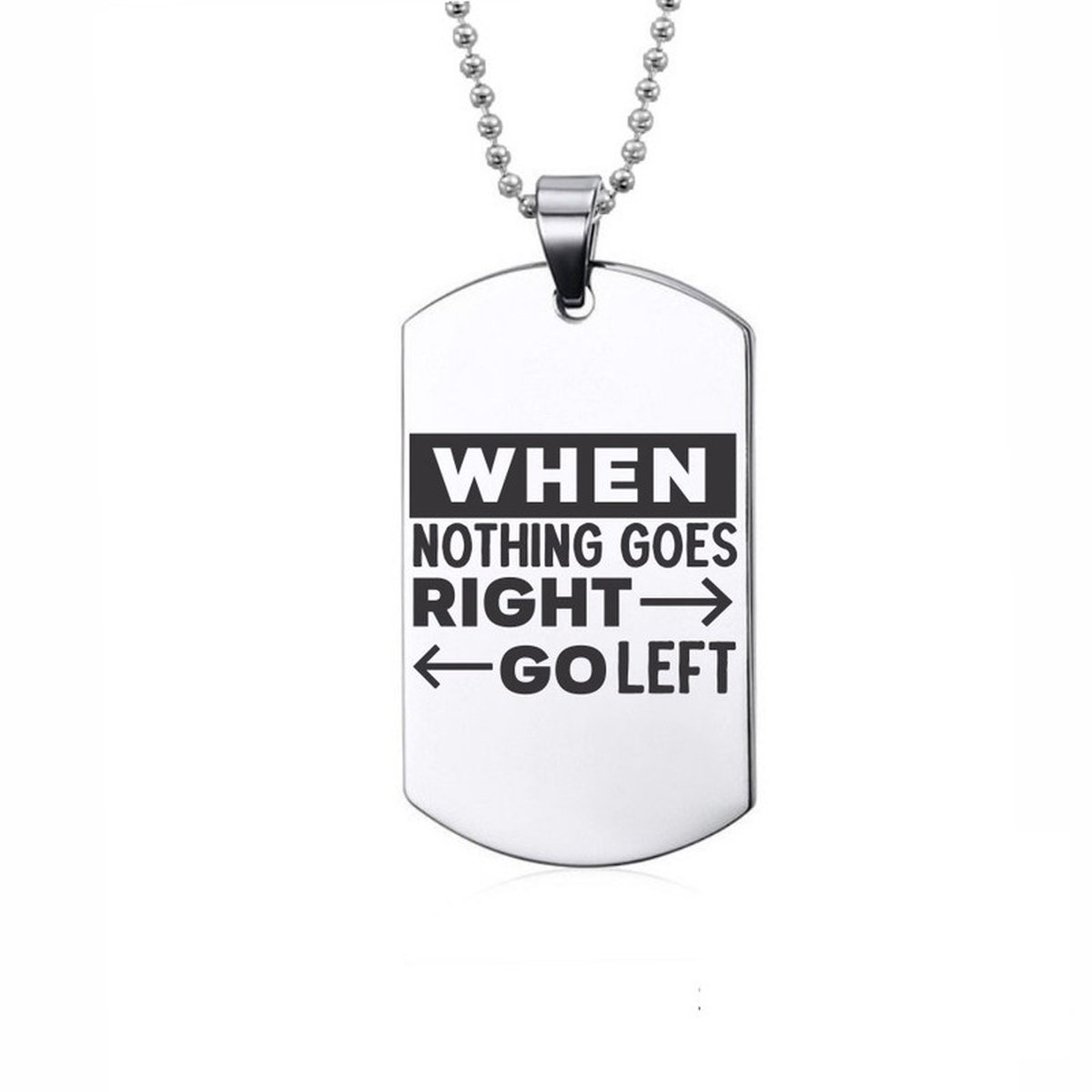 Ketting RVS - When Nothing Goes Right