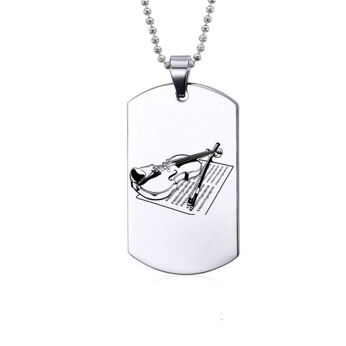 Ketting RVS - Viool