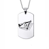 Collier en acier inoxydable - Violon